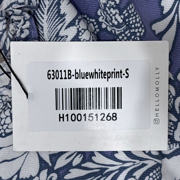 Hello Molly Dress Womens Small US 4 Floral Ruffle Smocked Party Mini NEW - Picture 9 of 14